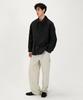 Shirter Oversized French Moleskin Jacket (Black)