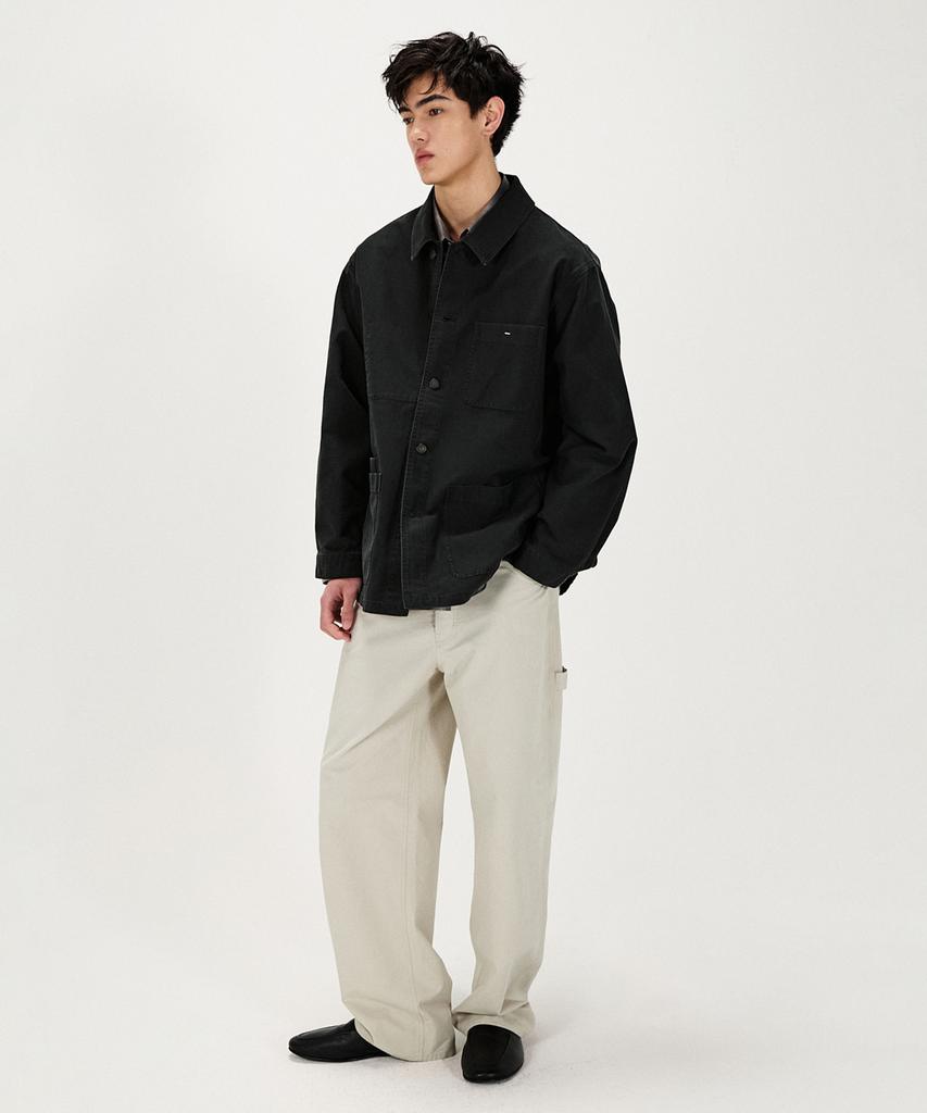 Shirter Oversized French Moleskin Jacket (Black)