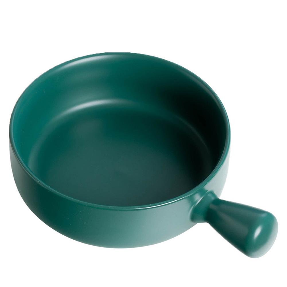 Nordische Keramik Instant-Nudel-Schüssel mit Griff Frühstück Reis Backschüssel Dessert Suppe Obstsalatschüssel