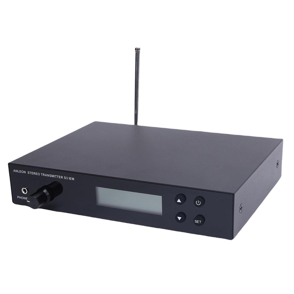 640 676MHz Wireless Ear Monitoring System with Transmitter and Receiver Professional IEM System for Studio Guitar Live