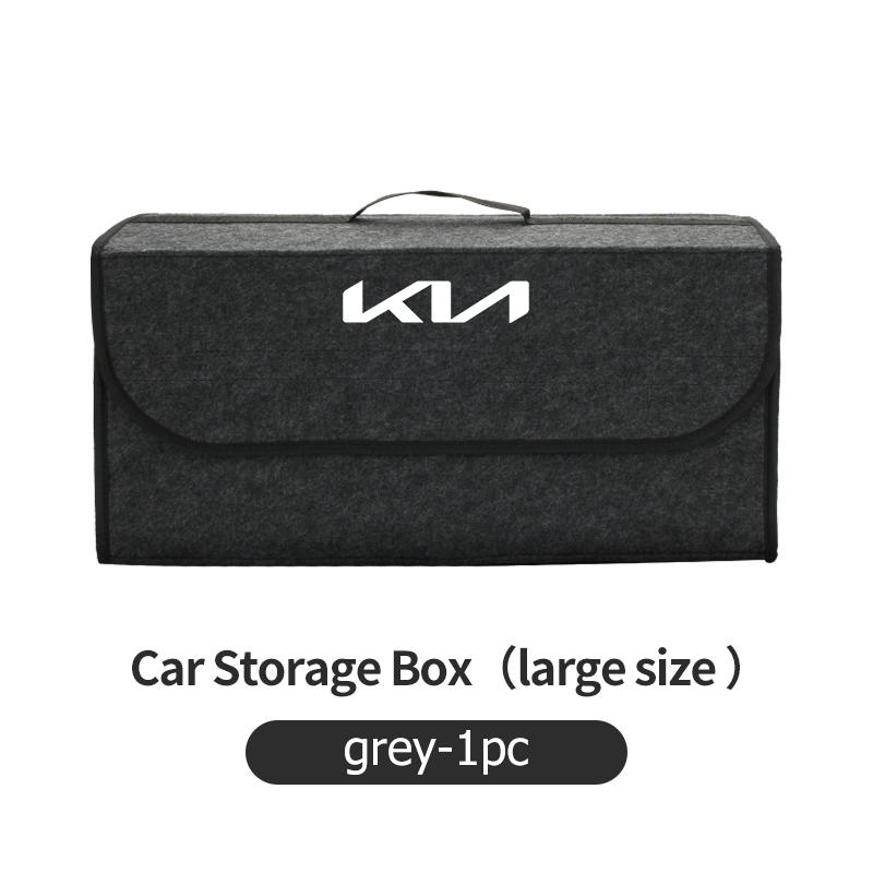 Cpgmvl1 Car Trunk Storage Box Felt Stowing Bag Organizer Tool Auto Interior Accessories For KIA K5 K2 Optima Soul Spectra Niro Cadenza