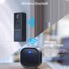 Smart Video Doorbell Camera Wireless with     Smart AI Human Detection 2.4G WiFi 2-Way   1080P HD Night     Storage IP65 Waterpr