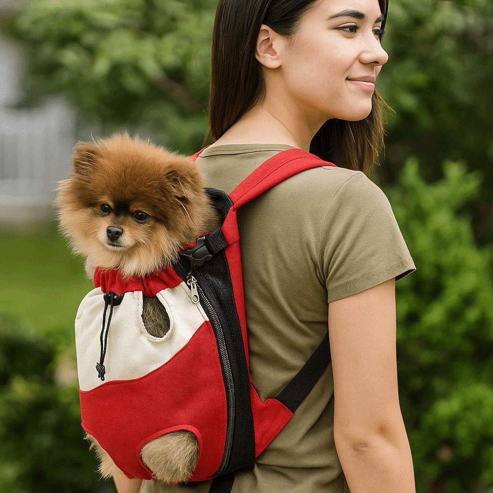 Multi Functional Pet Carrying Backpack Breathable Dog Backpack Durable Pet Outing Bag  Pet Travel