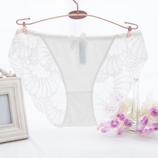 Trendy dámské spodky chladivé elastické dámské kalhotky Pure Color s nízkým pasem pro vnitřní nošení