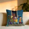 The Cartoon Ed Edd Eddy Square DoubleSided printed Pillow Case Bedroom Bedside Pillow Sofa Cushion Cover