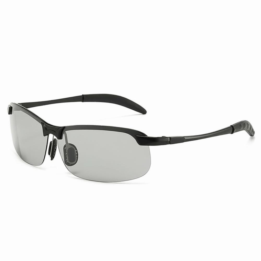 UV Protection Anti-Glare Sunglasses Day and Night Driving Sunglasses Night Vision Glasses Driving Black Colochange