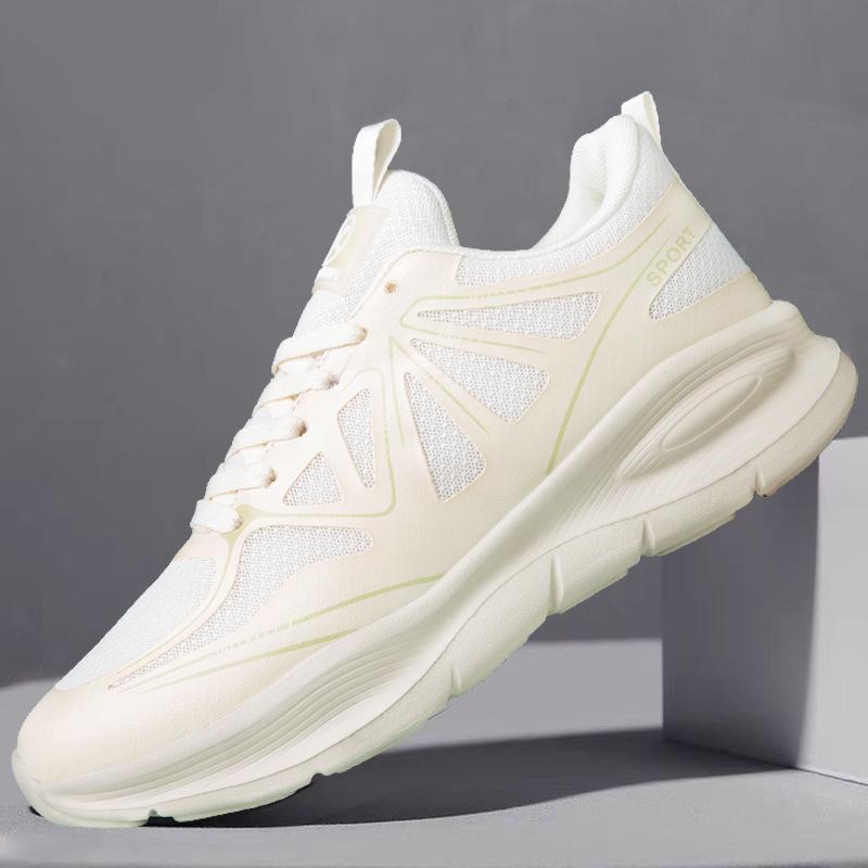 Sports Shoes, Shock-absorbing Jogging, Professional Thick Soled Casual Jumping Shoes, Breathable, Rebound and Wear-resistant Shoes