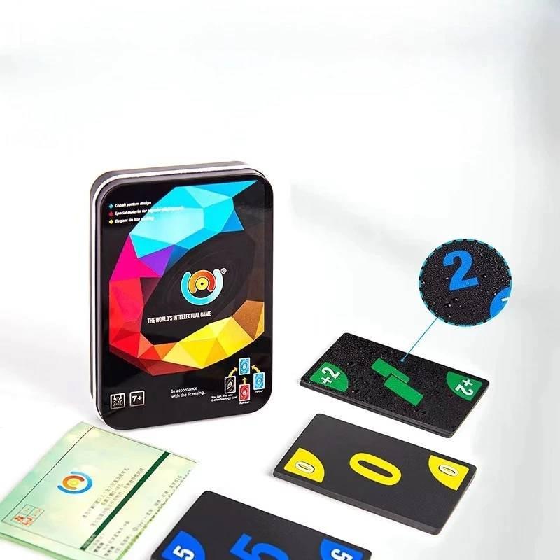 Game Cod Uno Black Board Game Cards Pvc Plastic Family Party Casual Gifts Prop
