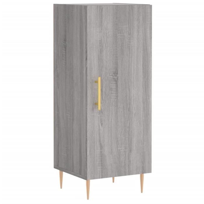 VidaXL Buffet Sonoma Grey 34.5x34x90 Cm Engineered Wood 828530