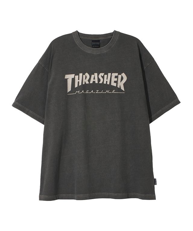 Treasure Magazine Pigment-Dyed Short Sleeve T-Shirt Charcoal