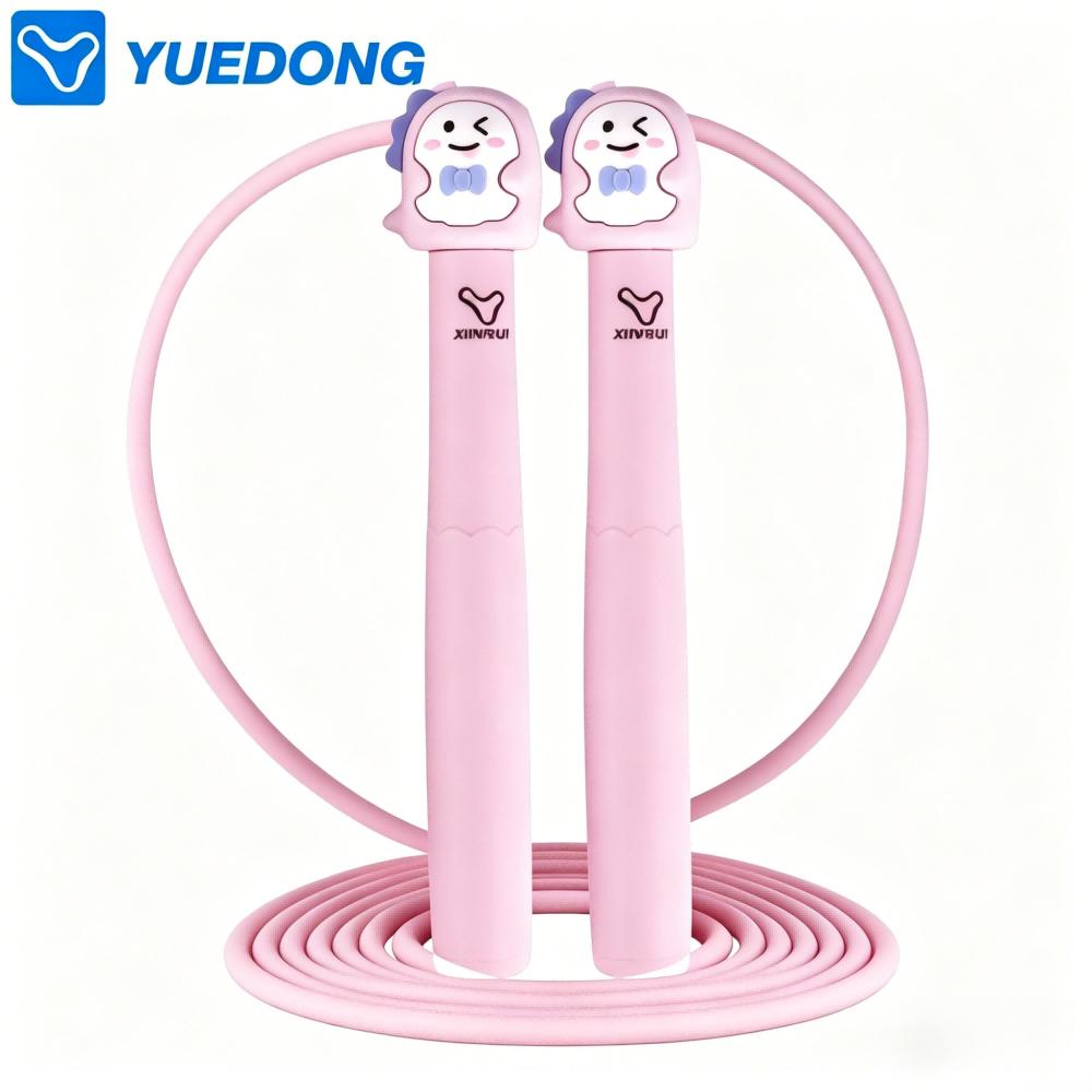 Yuedong Q1 Children Sport Adjustable Length 2.4M Light PVC Jump Rope CPC Certified Custom Logo for Kids Brand
