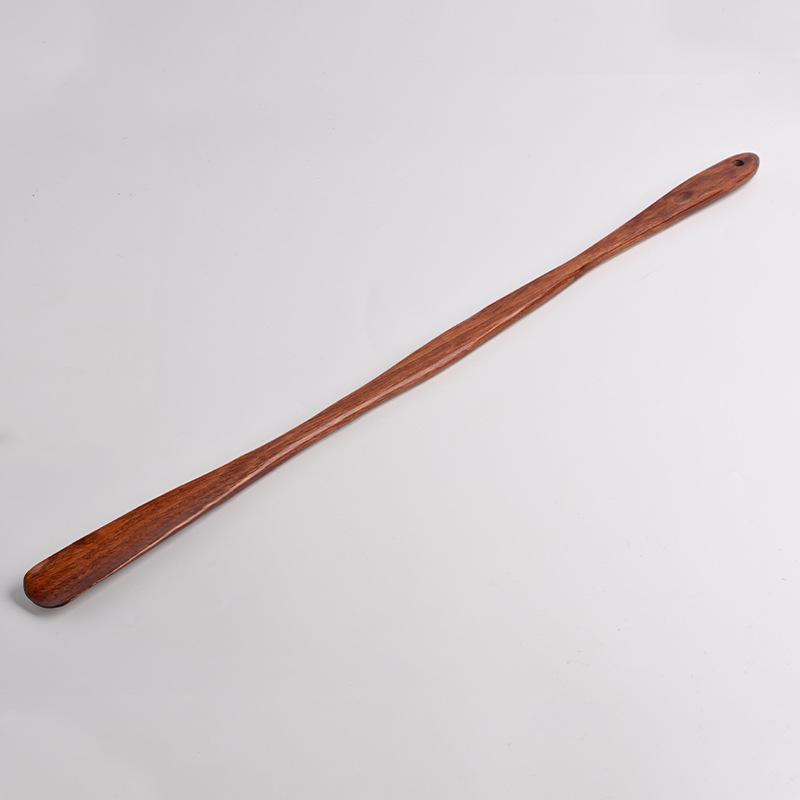 Wooden Long-Handle Shoe Horn for Pregnant Women and Elderly