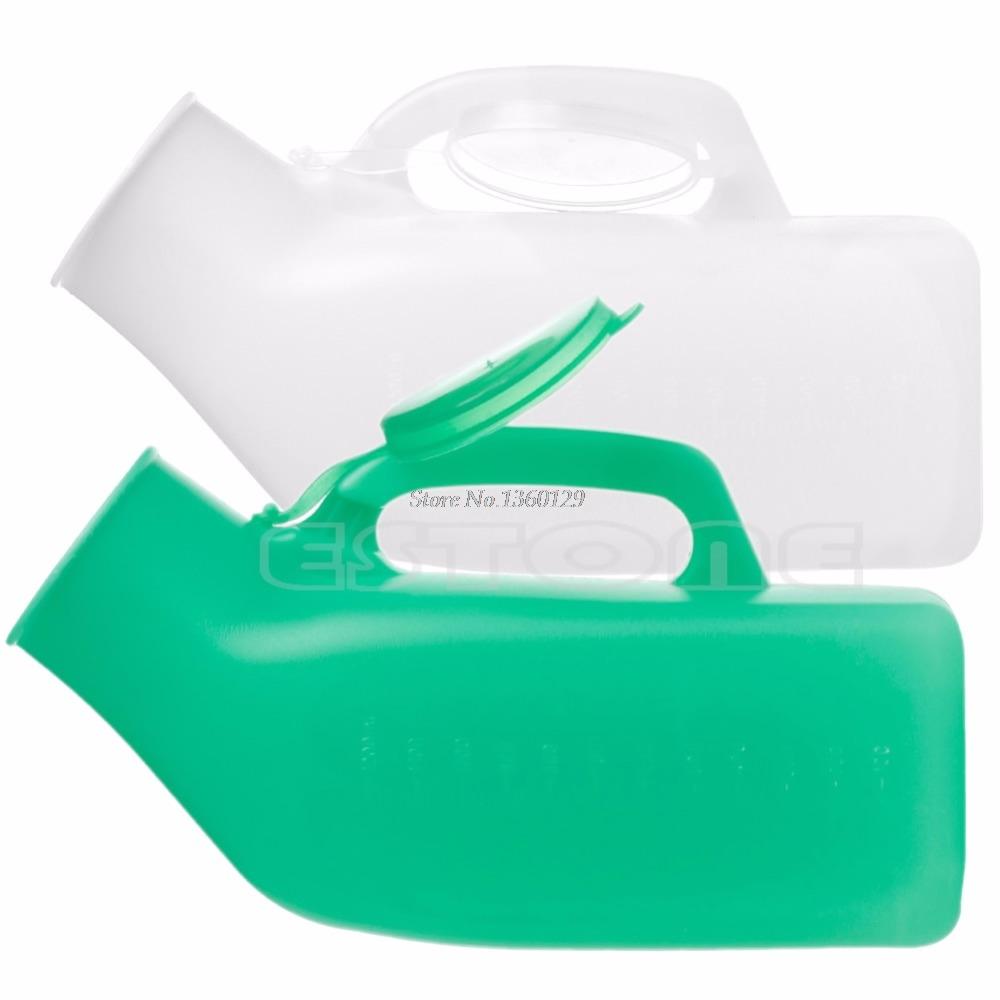 1200ML With Lid Outdoors Travel Car Toilet Male Men Urgent Urine Urinal Bottle Wholesale & Drop Ship