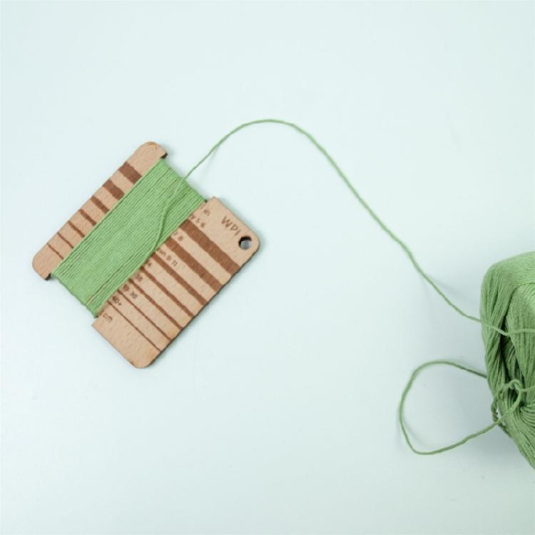Knitting Needle Gauge Knitting Yarn Gauge Knitting Ruler Wood Knitting Gauge Tool Set for Beginner and Professional