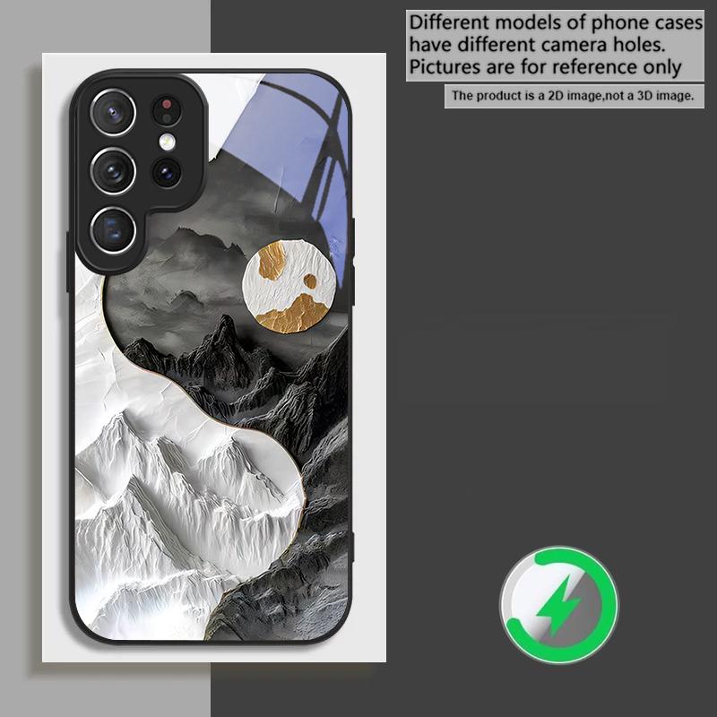 Snow Mountain Cluster Suitable For Samsung Galaxy S26 Ultra S20 FE S21 S22+ S23 Plus S24 S25 Edge magnetism Glass Phone Casee