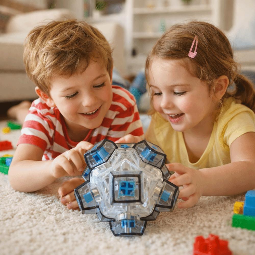 Square Shape Button Cube Ball Toy Spherical Shape Finger Games Spherical Square Fidget  Classroom