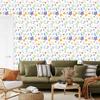 Wild Flowers Wallpaper White and Cream for Living Room and Bedroom 50x1000