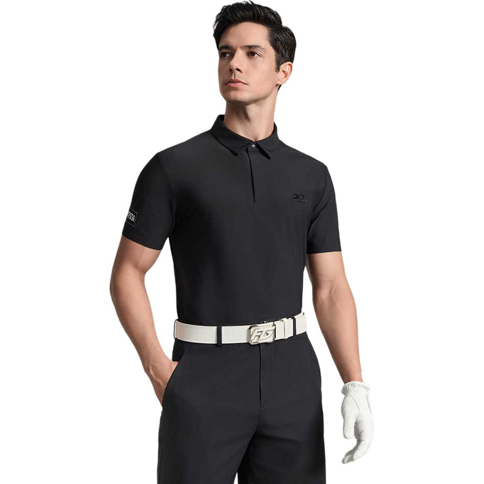 FILA Golf Series Outdoor Knit Pullover Casual Short Sleeve Polo Shirt Men tops A11M535114F-NV