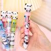 Kugelschreiber in Pandabär-Form Glattes Schreibgefühl Stift 10 Farben in einem Design Druckkugelschreiber für Schule Büro