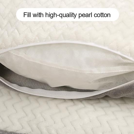 Dog Bed Mat Double-sided Cat Sleeping Pad Pet Cushion with Removable Washable Cover Supportive Pet Bedding for Floor Crate