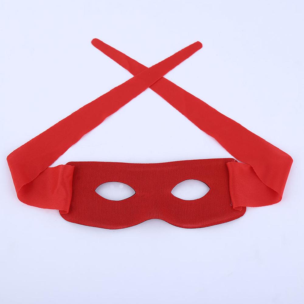 New 4Pcs PVC Ninja Mask For Halloween Cosplay Party Dress-up Accessories