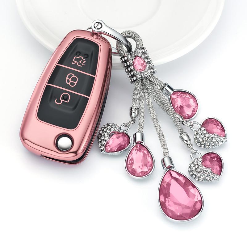 Aplicabil pentru capacul cheii Ford Maverick13-18Fox17-18Model Ruiou Carcasă de protecție pentru chei auto