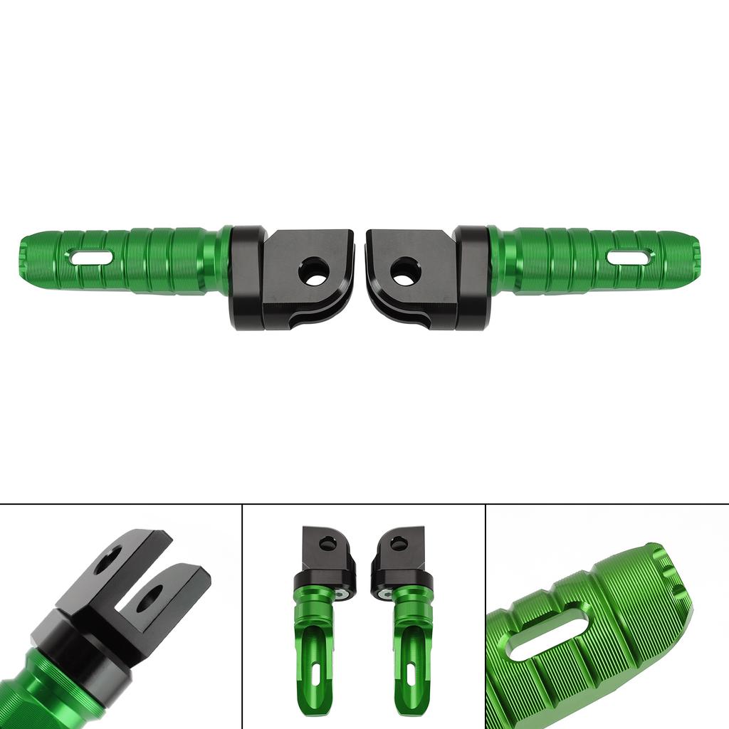 Front Footrests Foot Pegs Fit for KAWASAKI ZX-4R ZX-4RR 24-25 NINJA 400 18-24