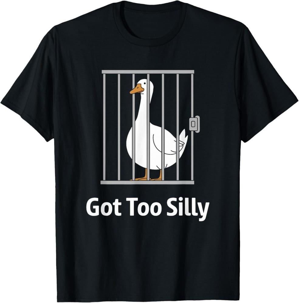 Футболка Got Too Silly Funny Goose Pun Humor для любителей животных L
