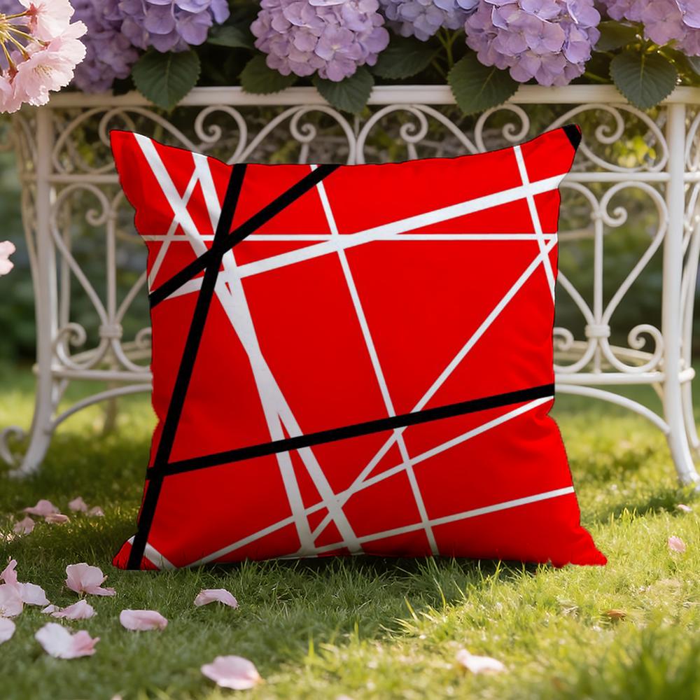 

V-Van H-Halen Cushion Cover Home & Car Dual-Scene Pillow Cover: Reversible for Premium Comfort 30cmx30cm