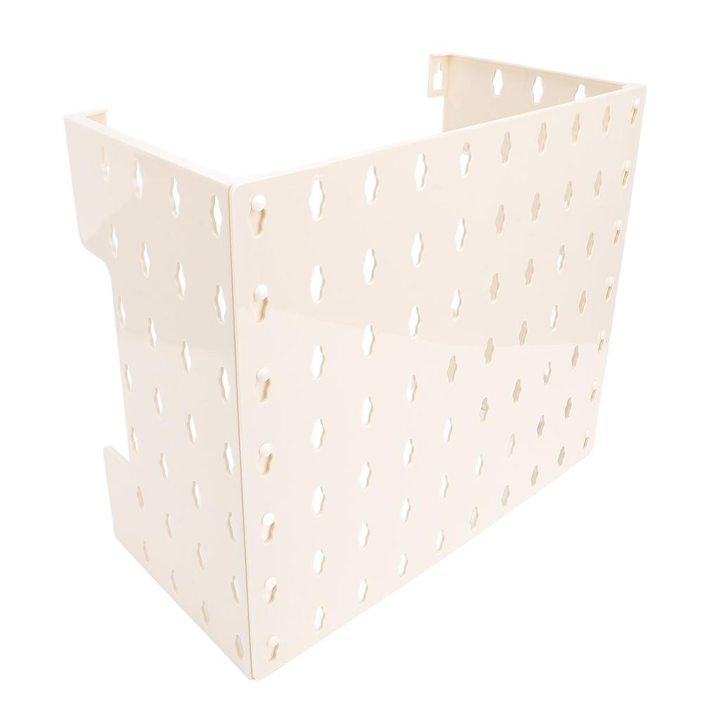 Pegboard Wall Mounted Display Multi Function Storage Rack Gas Water Heater Pipe Cover with Adhesive