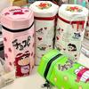 Crayon Shin-Chan Hexagonal Zipper Vertical Pencil Case Creative Cartoon Student Large Capacity Stationery Bag