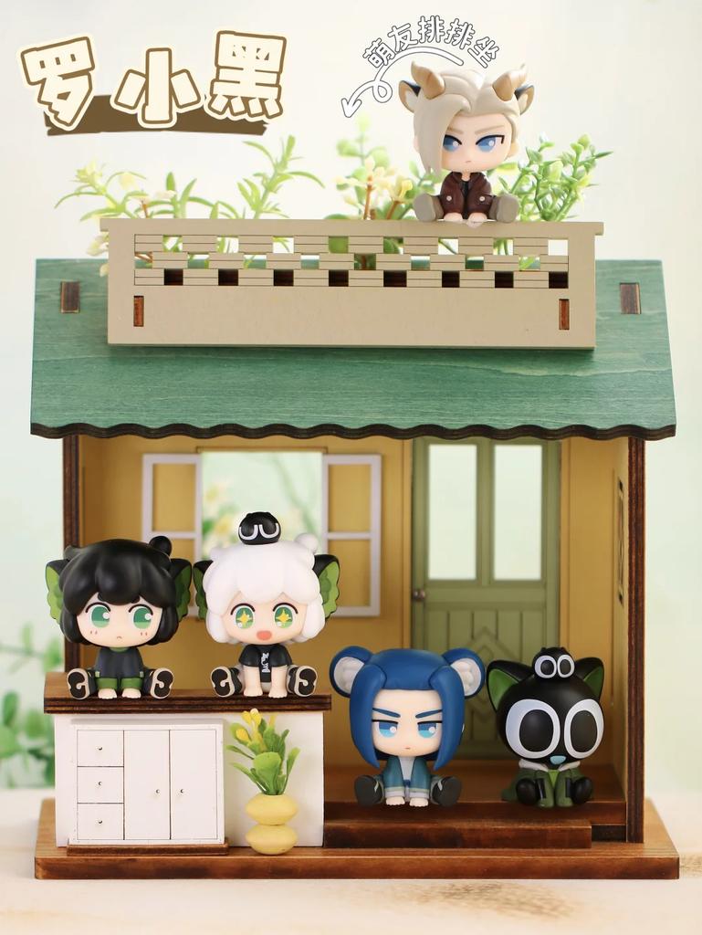 Genuine The Legend Of Hei 2 Serise Mini Blind Box Anime Peripheral Kawaii Pvc Collection Home Decor Toys Birthday Gifts