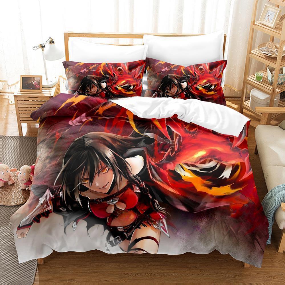 Tales of Berseria Bedding Set Single Twin Full Queen King Size Bed Set Adult Kid Bedroom Duvet Cover Sets 3D Game Bed Sheet Set