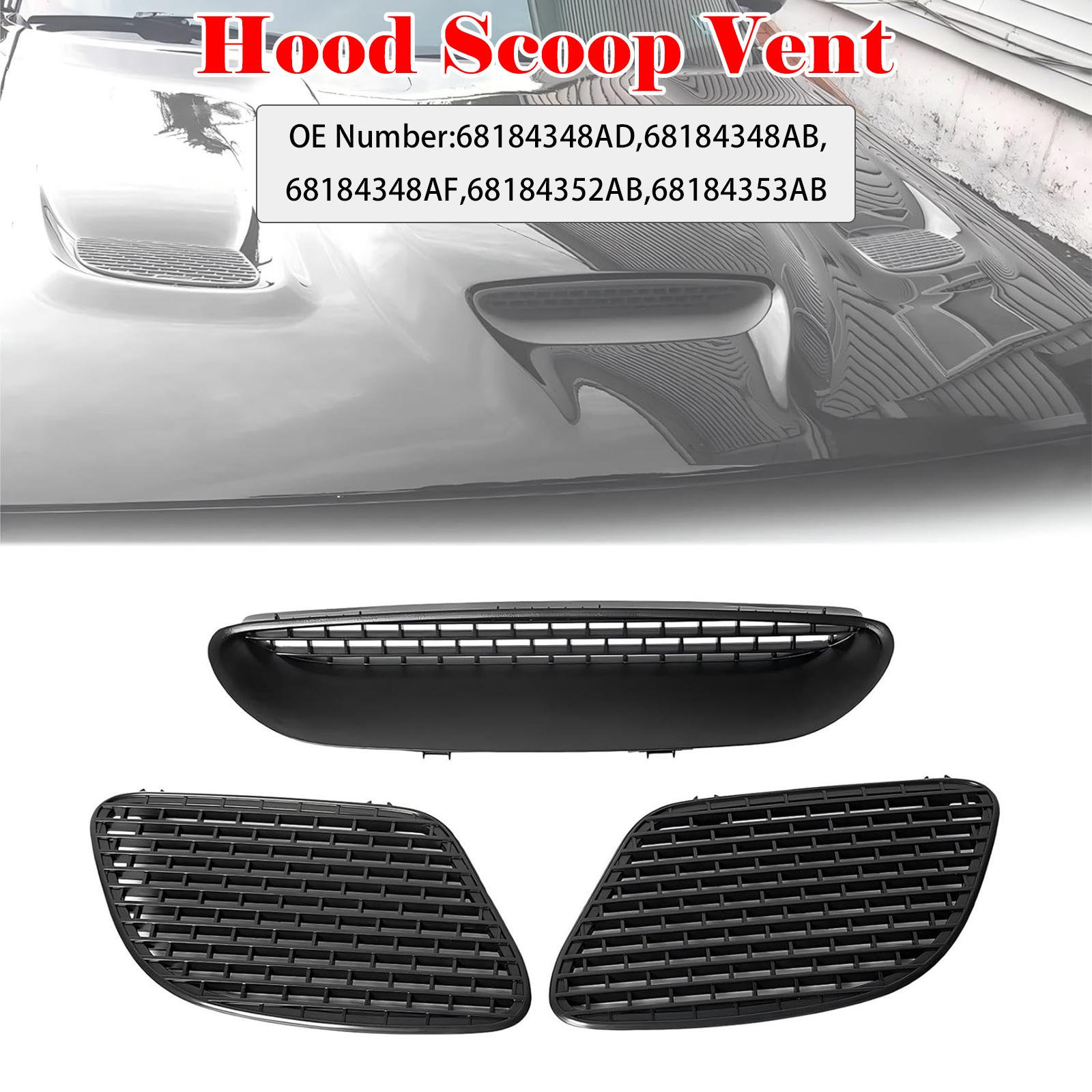 

Hood Scoop Vent 68184348AD For Dodge Challenger SRT 15-18 R/T Scat 2019-2023