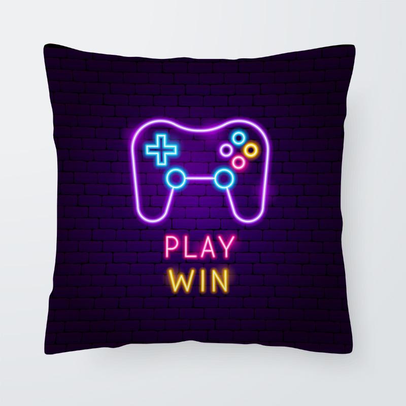 Super Hot Gaming Fan Video Game Pad Cushion Cover Decorative Pillowcase Living Room Sofa  Bed Cart Throw Pillow
