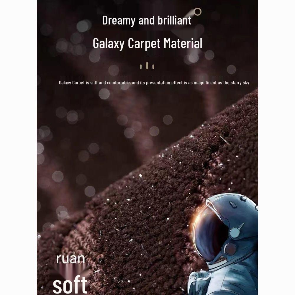 Universal Starry Sky Car Floor Mat - Eco-Friendly, Elbow Yarn, Main Driver, Single Piece