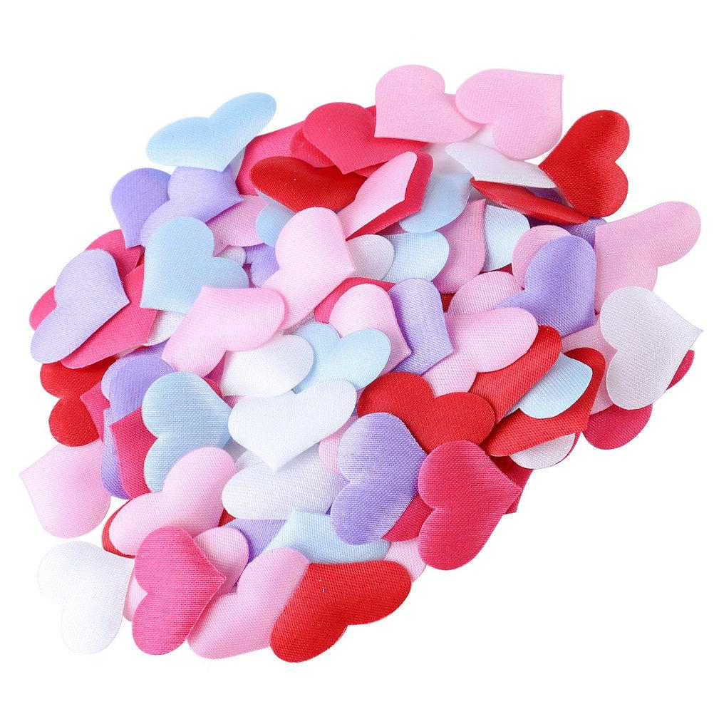 100Pcs Heart Cut Paper Confetti Assorted Colors 35Mm Wedding Favors Table Decoration Scrapbooking Photo Album Craft Supply