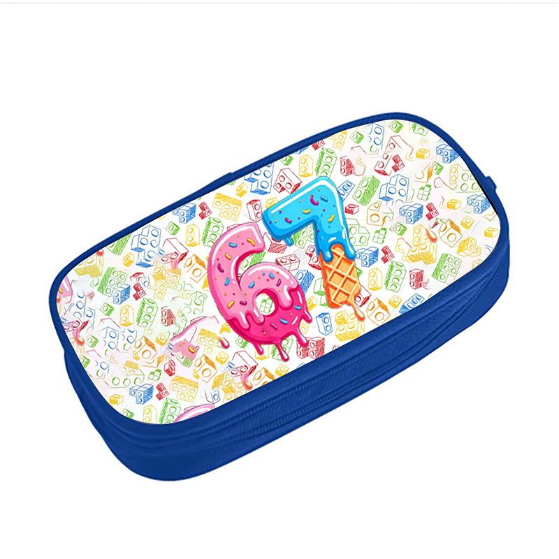 Cartoon 67 Pencil Case - Large Capacity for Primary & Secondary Students