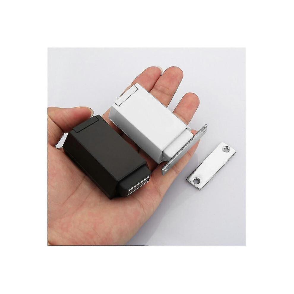 Ferramenta per Armadi Push-to-Open Robusta 4pz Chiusura Magnetica a Pressione e Serratura per Porte Chiusure a Tocco Camper C