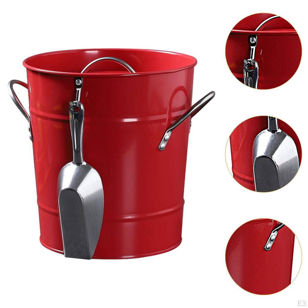 Tub with Lid And Scoop for Wine, Beer, More