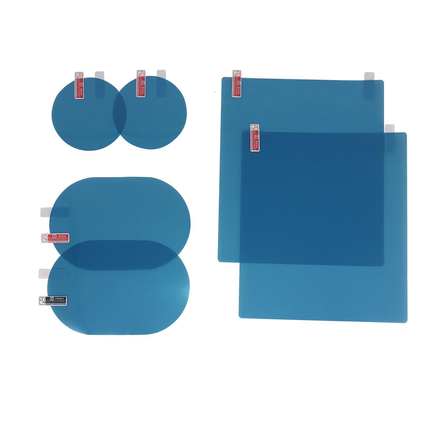 

1 пара автомобильных зеркал заднего вида, водонепроницаемая пленка, противотуманная автомобильная защитная пленка для зеркал заднего вида 95*95 чистый