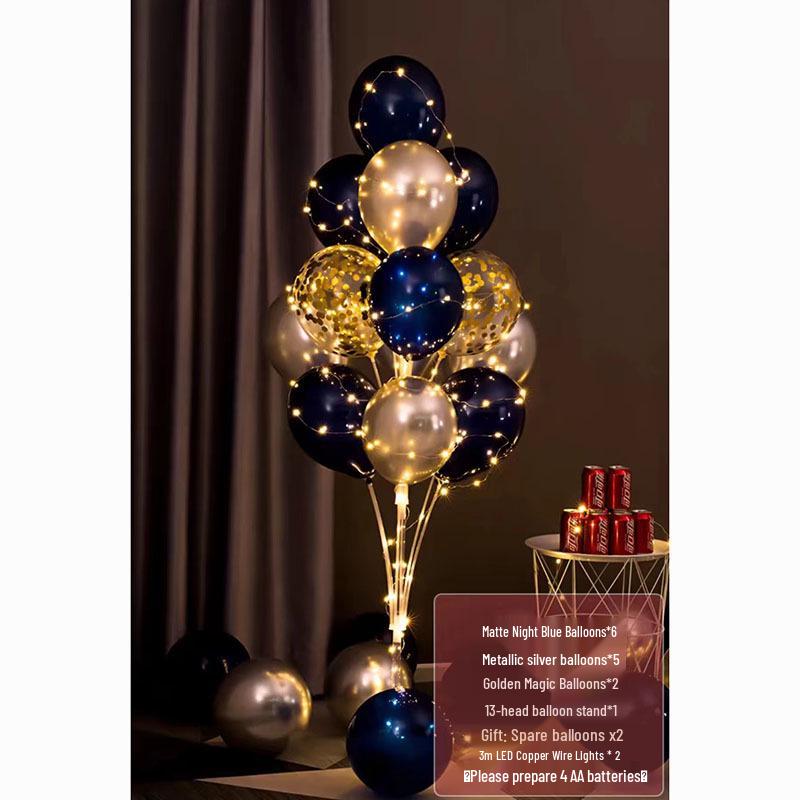 Luminous Balloon Floor Stand for Events: Birthday, Wedding, Anniversary, Party, and More.