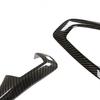 2x For BMW F30 F32 X3 X4 Gear Shift Knob Panel Carbon Fiber Style Cover Kit US