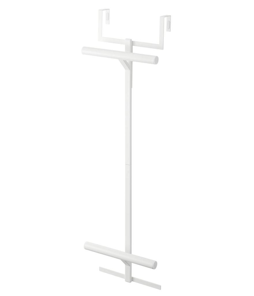 Yamazaki Jitsugyo 5242 School Bag Backpack Hanger 2 Tiers White Tower Easy Installation Just Insert Into Door & Approx. W26.5XD11.5XH92.5cm