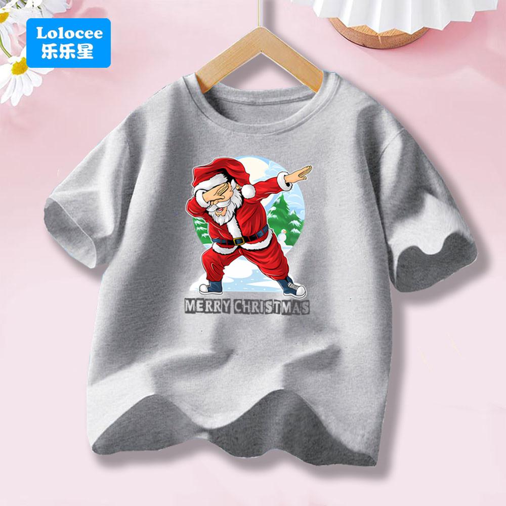 

Рождественский костюм танцующего Санты, футболка с дэбом для девочек, рождественская ретро-футболка, повседневная, модная, эстетичная футболка, модные топы SDLL1 150