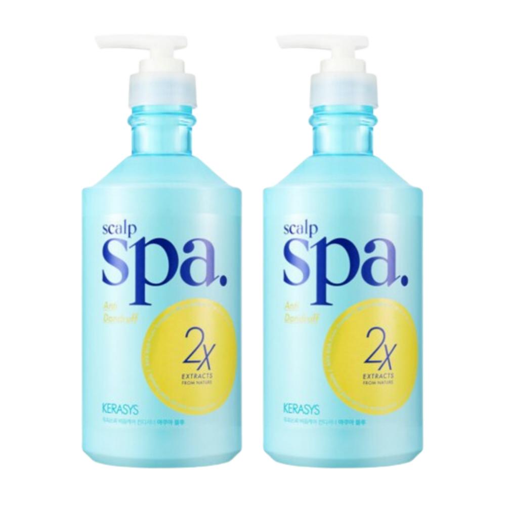 Kerasis Scalp Spa Schuppenpflege Spülung Aqua Blue 2 Stück 750ml