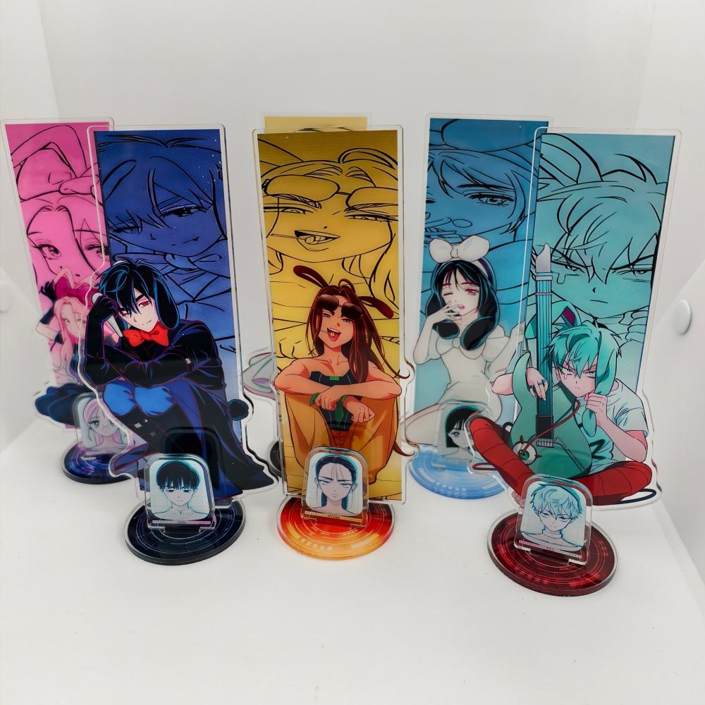 ALIEN STAGE Sua Mizi Till Ivan Luka Hyuna Cosplay Stand Model Plate Figure Acrylic Figurine Desktop Ornament Accessories Props