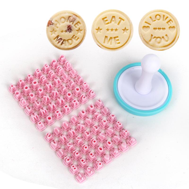Digital Cookie Mold English Letter Symbol Seal Cookie MoldMovable Type Printed Stamp Cookie Mold