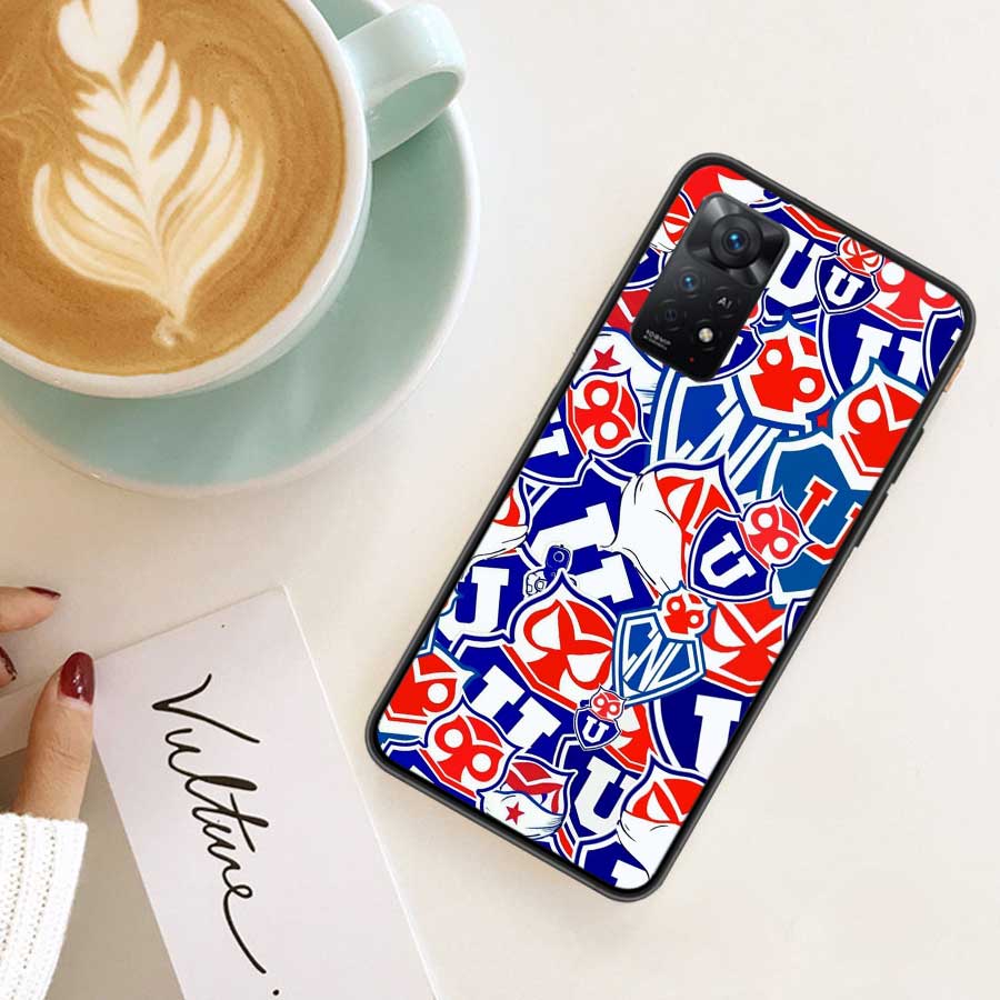 Fondo U. De Chile LOGO Phone Case For Redmi 14C 12 12C Note 14S 13 14 Pro Plus K80 Pro 10 10A 10C 9 9A 9C 9T 8 8A TPU Clear Cove