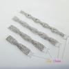 Direkt vom Hersteller 2 Stück 6 Stile Kristall Strass Bikini Verbinder Schnalle/Schnalle Kupferkette Für Kleidung/Bademode/Hochzeitsdekor